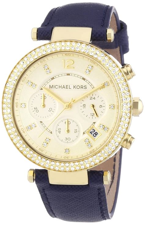 michael kors damenarmbanduhr lederarmband|Designer.